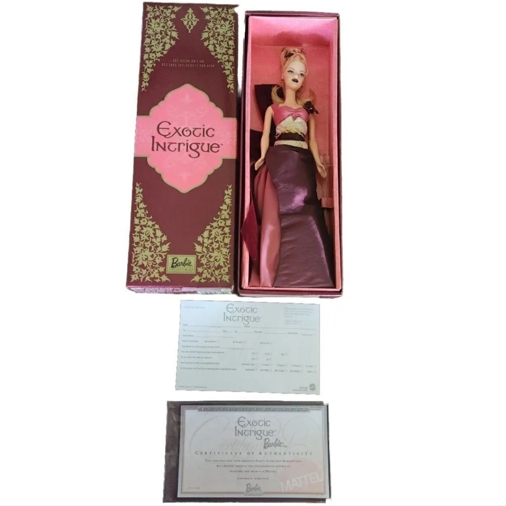 Exotic Intrigue 2003 Barbie Doll Mattel #B9795 Avon Collector Edition New